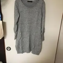 green label relaxing ウール混ニットワンピース