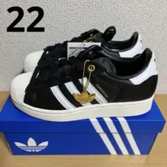 新品 adidas Superstar2 チャーム付 黒 23㎝ 藤井風着用 - メルカリ