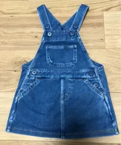 デニム ジャンパースカート 80 無印良品