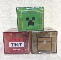 マインクラフト　スタッキング　チェスト　小物入れ　3種コンプリート