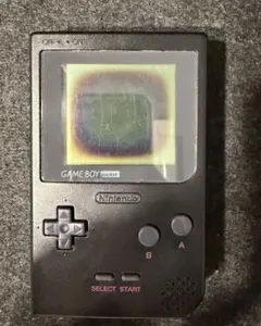 【ジャンク品】任天堂 ゲームボーイポケット 本体 ブラック