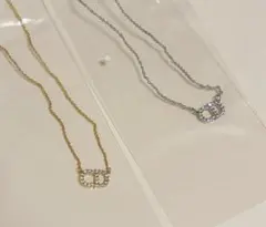 Dior ロゴ ネックレス ゴールド