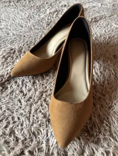 ブラウン パンプス23.5cm 新品