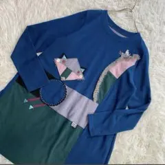 OLLEBOREBLA ロングチュニック　ブタさんと大きなキツネさんのサムネイル