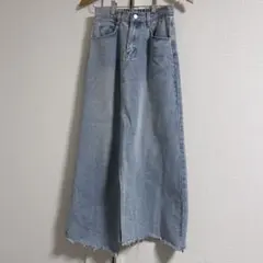 RETRO GIRL デニム ロングスカートのサムネイル