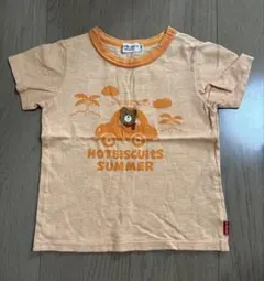 HOT BISCUITS 夏 Tシャツ 100cm オレンジ　ミキハウス