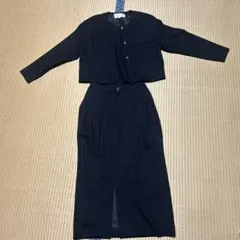 ネイビー ジャケット スカート セット