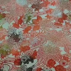 小紋着物 花柄・紅葉 フルセット