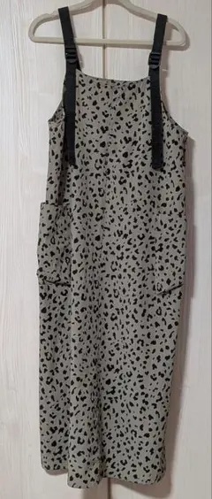 サマンサモスモス 　ヒョウ柄　レオパード柄　ナイロン　ワンピース
