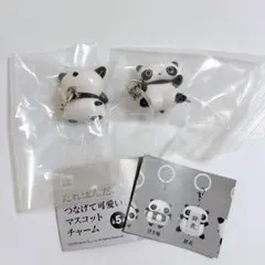たれぱんだ つなげてマスコットチャーム　ぶらん　うつぶせ　ガチャ　めじるし