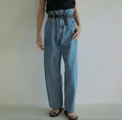 anuke アンヌーク　Waist Tuck Denim デニム 36のサムネイル
