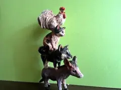 はしもとみおのブレーメンの音楽隊彫ってみたのサムネイル