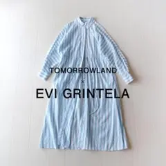 美品【エヴィグリンテラ】9,1万円 トゥモローランド シャツワンピース C570