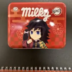 Milky 鬼滅の刃 70周年記念 缶　義勇