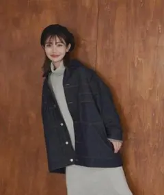 hinati オーバーデニムジャケット