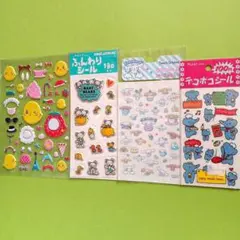 平成レトロ　平成女児　かわいいキャラクターシール 4枚セット㉟