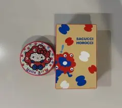 大阪関西万博 ミャクミャクSACUCCI HOROCCI キティ キラキラ缶のみ