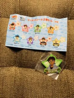 【新品】服部平次　マグネットシート　2個セット　名探偵コナン　くら寿司