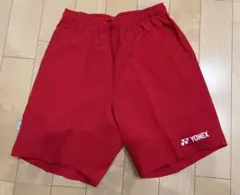 YONEX ハーフパンツ レッド Mサイズのサムネイル