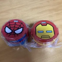 MARVEL スパイダーマン アイアンマン ランチボックス 2個セットのサムネイル