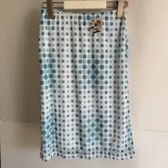 【新品タグ付】ETHNIC indio メッシュタイトスカート ドット柄 Mのサムネイル