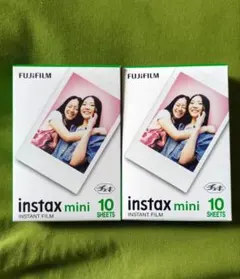 チェキフィルム instax mini 10枚入　2箱(20枚セット)@