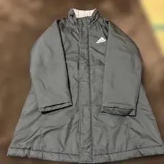 adidas グレー ベンチコート