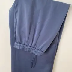 ユニクロ Sサイズ ストレートパンツ ブルー