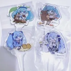 s*z様 しあわせスイーツマップ イラスト入りピック 雪ミク 2017 2021