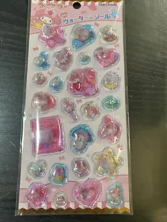 新品正規品　サンリオ　キラキラウォーターinシール マイメロディ