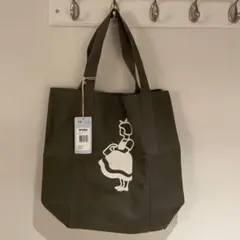 irma イヤマ　全身イヤマちゃんトートバッグ　カーキ