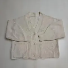ITEMS URBAN RESEARCH ニットカーディガン　ホワイト　Free