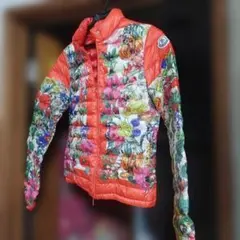 MONCLER 花柄ダウンコート