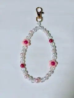 ハンドメイドスマホストラップ　☆03☆