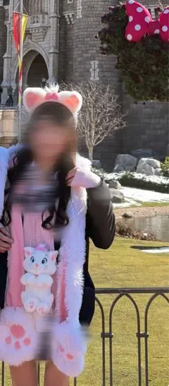 マリーちゃんマフラーキャップ ディズニー