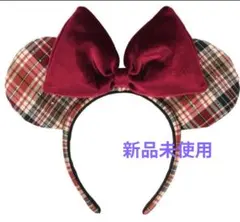 ディズニーカチューシャ 新作　ベロアリボン付き