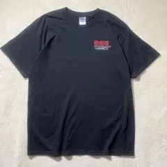 US古着 ギルダン Tシャツ クルーネック 企業ロゴ ワンポイント 黒L古着