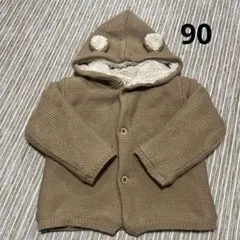 birthday テータテート teteatete クマ耳 90 カーディガン