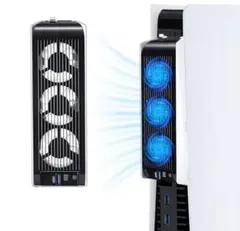旧型PS5用 冷却ファン USB3.0 白黒 Slim非対応