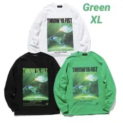 24KARATS throw ya fistロンT ランペ サポートウェア 緑