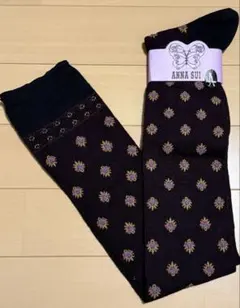 【未使用】ANNA SUI アナスイ オーバーニー　靴下 アツギ製のサムネイル