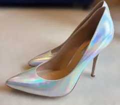 アイリディセント ハイヒール ポインテッドトゥ