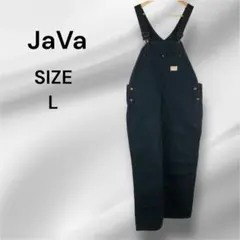 JaVa オーバーオール Lサイズ 綿100% オーバーサイズ