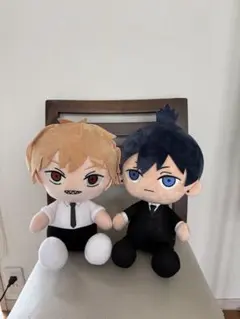 チェンソーマン ぬいぐるみ デンジ 早川アキ 2体セット　バラ売り可⭐︎のサムネイル