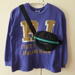 BREEZEブリーズ■長袖TシャツロンT■紫■120