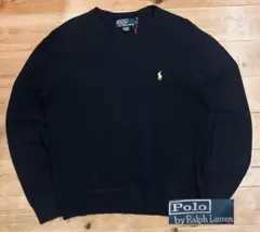 スウェット 古着 90s Polo Ralph Lauren ラルフローレン 黒