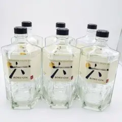 酒　空瓶　サントリー 六 ジン ボトル　6本