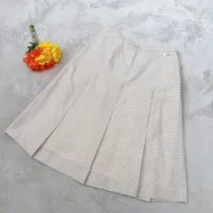 【DAKS LONDON】センタープリーツスカート 美シルエット 40(L)のサムネイル