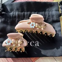 acca ヘアクリップ 2点セット レッド フラワー acca ヘアクリップ 2点セット レッド フラワー - メルカリ
