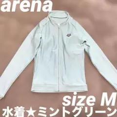 アリーナ　ラッシュガードのような水着(上半身のみ) ミントグリーン　Mサイズのサムネイル
